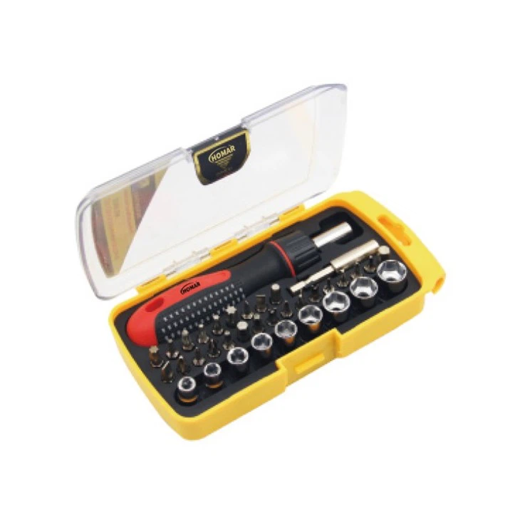 Multifunctional Ratchet Handle Screwdriver Set